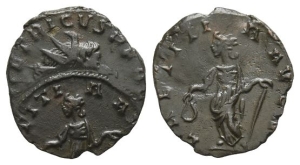 Tetricus I, Romano-Gallic Emperor BI Antoninianus.