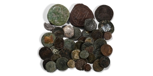Group of Thirty-Eight [38] Roman and Byzantine Coins.