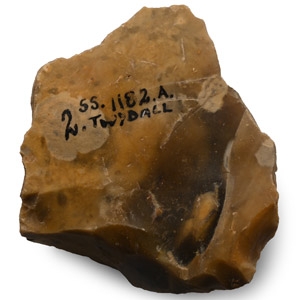Stone Age Acheulian Twydall Flint Flake Point Scraper