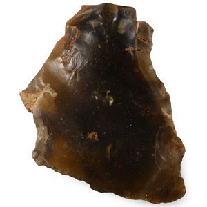 Stone Age Acheulian Twydall Flint Deniculate Flake Scraper