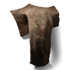 Western Asiatic Royal Stamped Terracotta Jar Handle