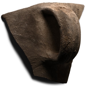 Stamped Royal Terracotta Amphora Handle Belonging to the King of Hebron