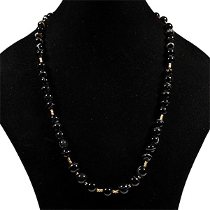 Western Asiatic Agate Bead Necklace String