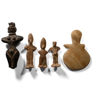 Western Asiatic Style Fertility Figure Group
