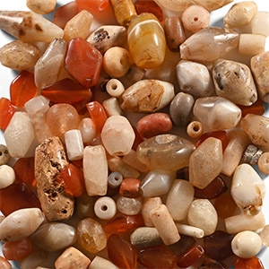 Western Asiatic Agate and Carnelian Bead Group