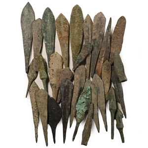 Western Asiatic Bronze Arrowhead Collection