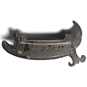 Roman Tinned Bronze Galley Brooch