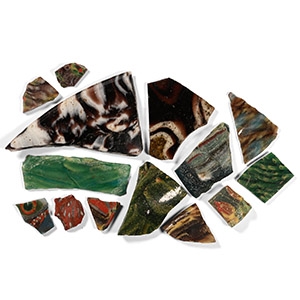 Egyptian and Other Mosaic Glass Fragment Collection