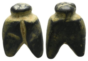 Levant & the Near East Zoomorphic Bronze Weight of 1 Qedet.