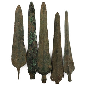 Western Asiatic Bronze Dagger Blade Collection