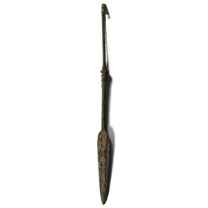 Large Mesopotamian Bronze Javelin Head