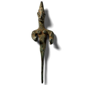 Canaanite Bronze Warrior Goddess