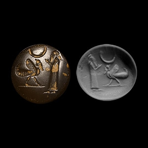 Babylonian Agate Stamp Seal