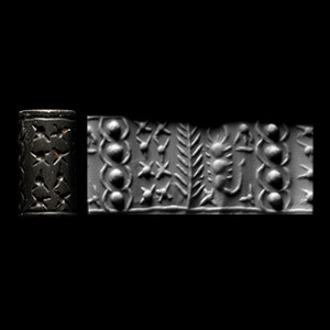 Mesopotamian Haematite Cylinder Seal with Scorpion