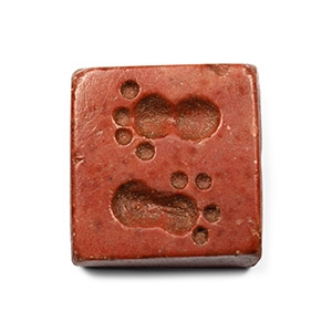 Sumerian Red Stone Amuletic Seal with Feet