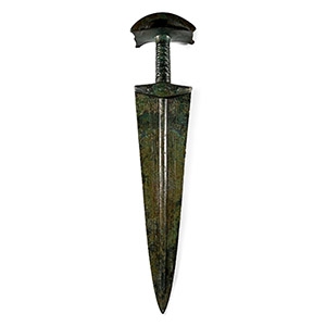 Luristan Bronze Short Sword with Blood Channels