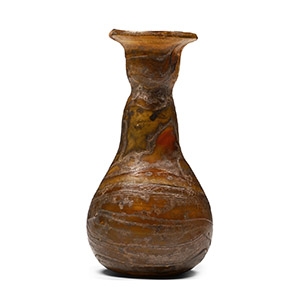 Eastern Roman Marbled Glass Bottle