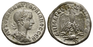 Gordian III BI Tetradrachm of Antioch, Seleucis and Pieria.