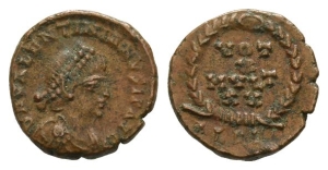 Valentinian II AE 13mm.