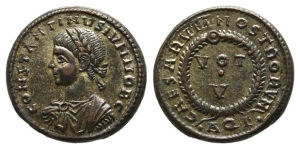 Constantine II, as Caesar BI Nummus.