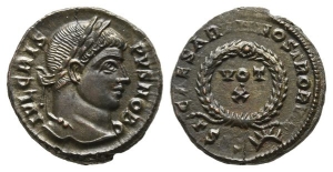 Crispus, as Caesar BI Nummus.