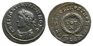 Constantine II, as Caesar BI Nummus.