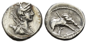 C. Hosidius C. f. Geta AR Denarius.
