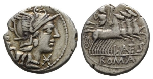 L. Antestius Gragulus AR Denarius.