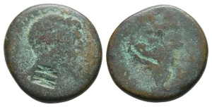 Judaea, Legionary countermarks AE 22mm.
