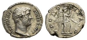 Hadrian AR Denarius.