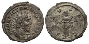 Victorinus, Romano-Gallic Emperor BI Antoninianus.