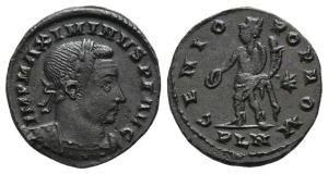 Maximinus II BI Nummus.