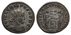 Crispus, as Caesar BI Nummus.