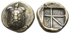 Electrotype of an AR Stater of Aegina.