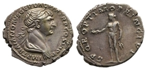 Trajan AR Denarius.