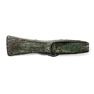British Bronze Age Shelf Type Looped Palstave Axehead
