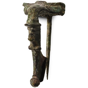Roman Bronze Bow Brooch