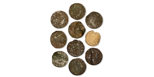 Group of Ten [10] CU Farthings.