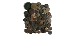 Group of Seventy Five [75] Roman Imperial AE and AR Coins.