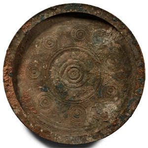Hellenistic Decorated Bronze Mirror