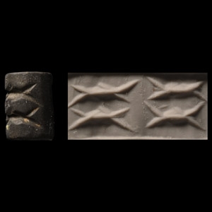 Sumerian Cylinder Seal with Fish