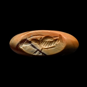 Sasanian Brown Agate Ring