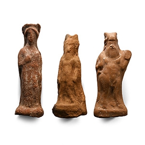 Greek Terracotta Figure Group