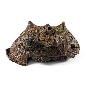 Scandinavian Viking Bronze Tortoise Brooch