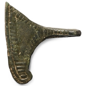 Viking Age Decorated Bronze Broad Axehead Pendant
