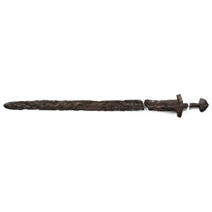 Scandinavian Viking Sacrificed Iron Sword