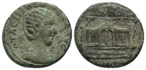 Otacilia Severa, Augusta AE 29mm of Heliopolis, Seleucis and Pieria.