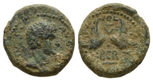 Divus Augustus AE 19mm of Berytus, Phoenicia.