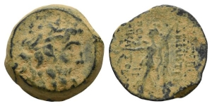 Seleukid Empire, Demetrios II Nikator AE 17mm.