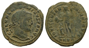 Maximinus II BI Nummus.